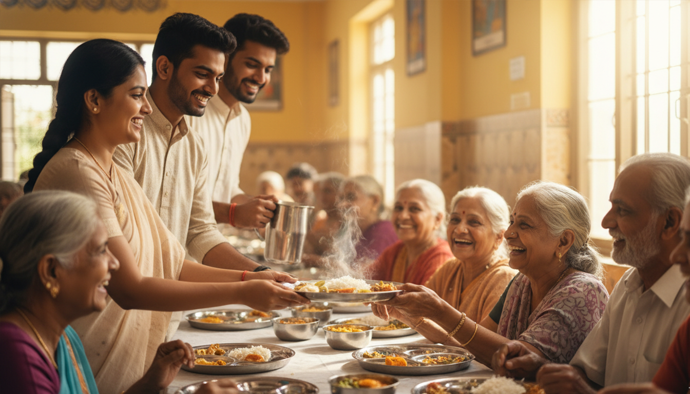 वृद्धा आश्रम सेवा और सहयोग