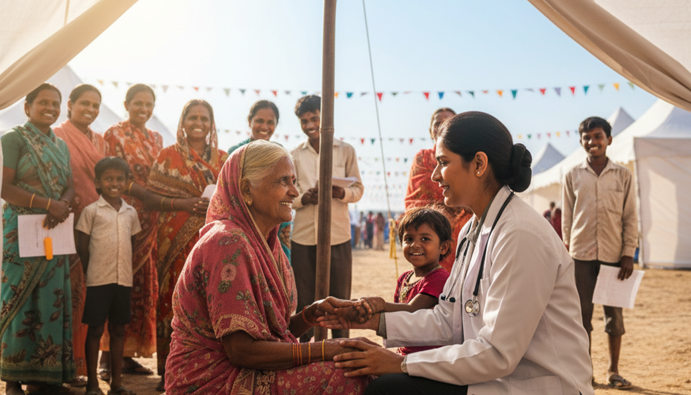 निशुल्क स्वास्थ्य जांच शिविर