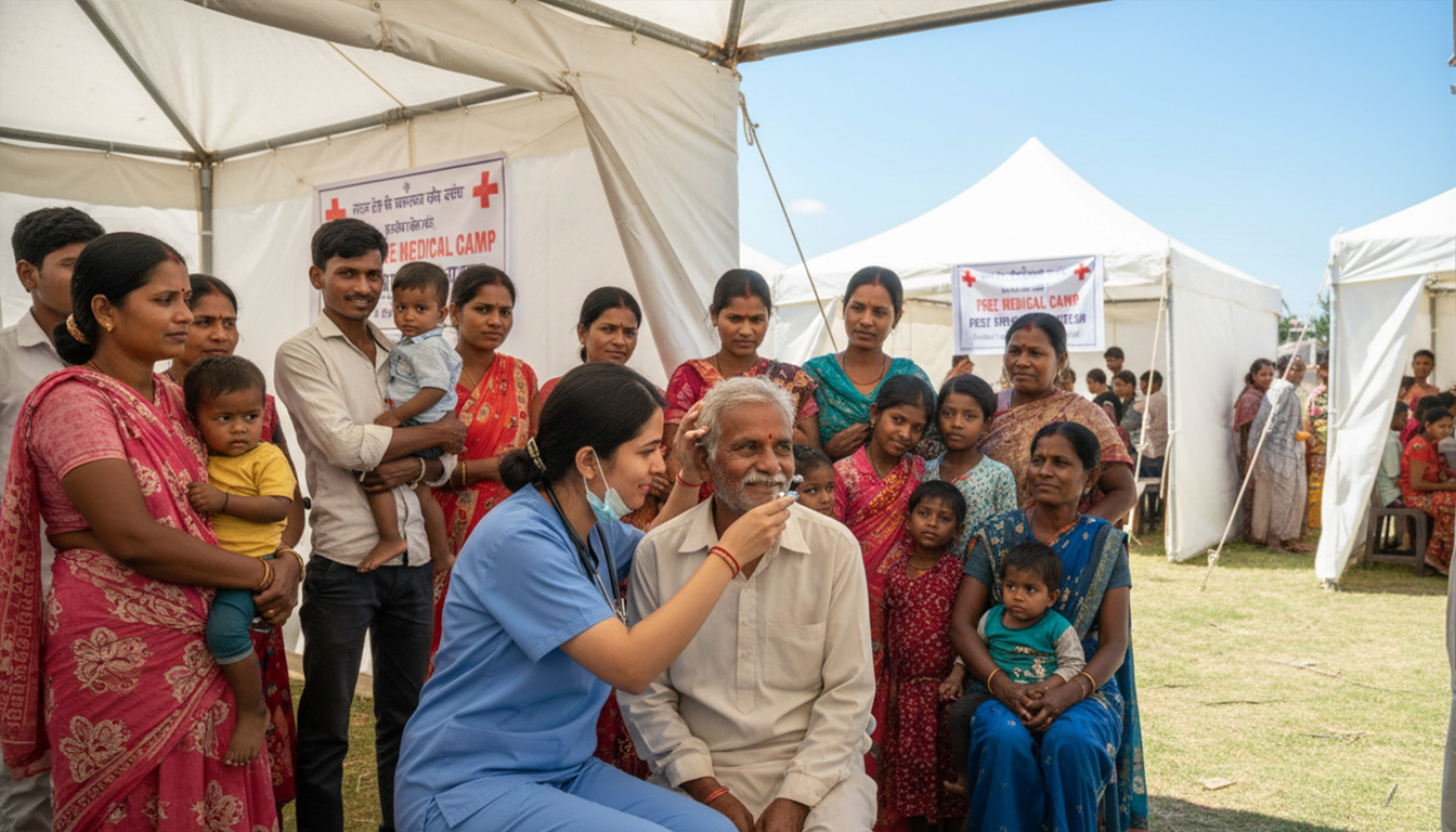 स्वास्थ्य शिविर का सफल आयोजन